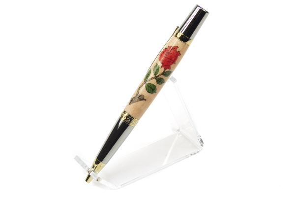 Rose Inlay Pen