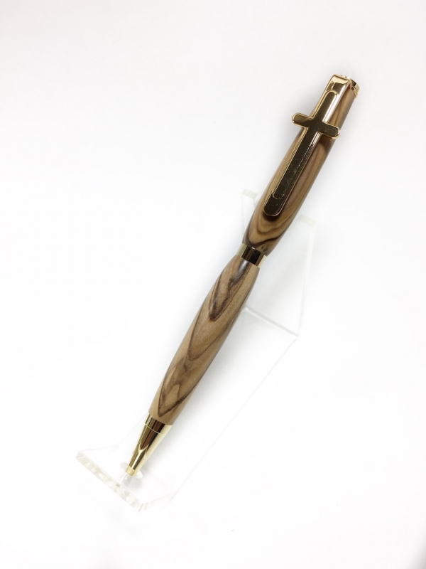 Bethlehem Olivewood Cross clip pen