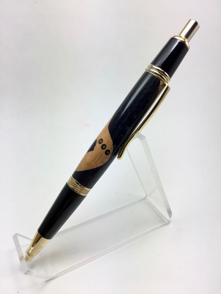 Guitar Inlay Pen - Roby Write, Handmade, Handcrafted Pens