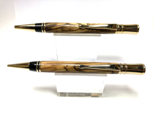 Bethlehem Olivewood pen and pencil executive set