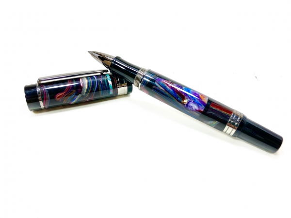 Fordite style Rollerball Pen