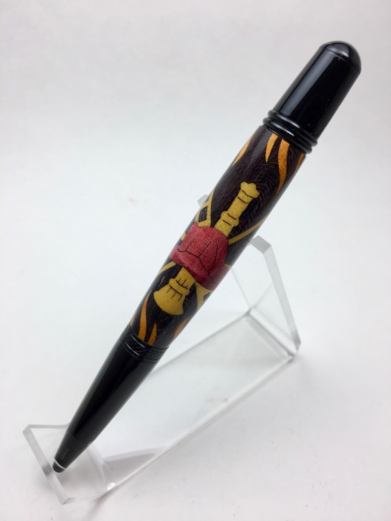 Fireman Insignia with Flames 1