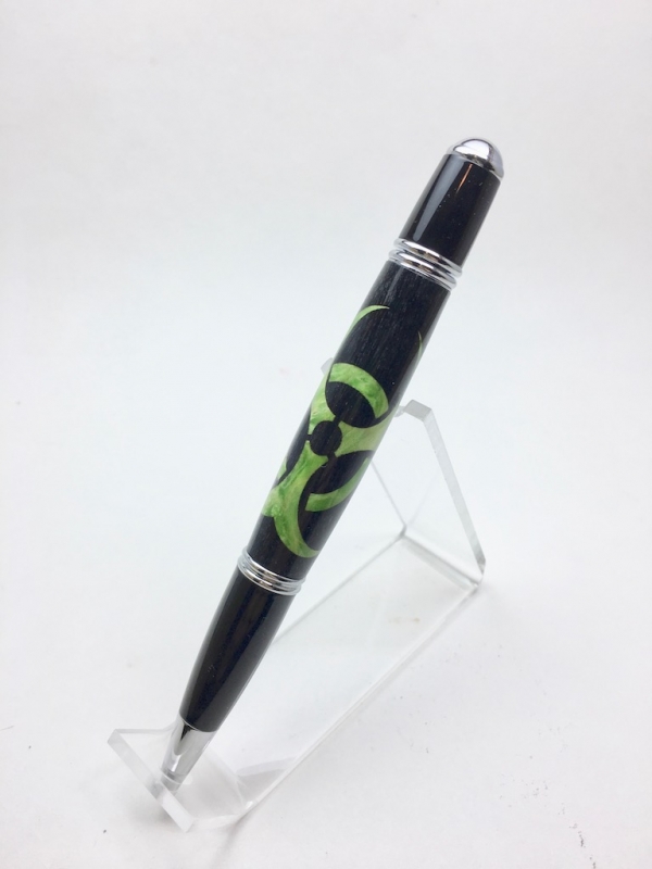 Biohazard Symbol Inlay Pen Hazardous Waste Symbol