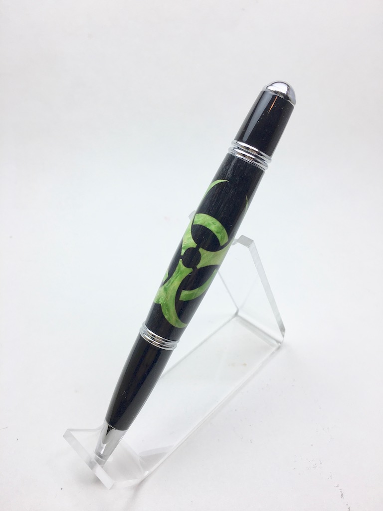 Biohazard Symbol Inlay Pen Hazardous Waste Symbol