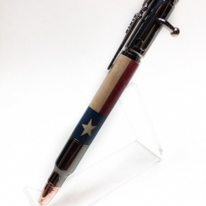 Texas Flag Inlay Pen - Roby Write, Handmade, Handcrafted Pens Texas