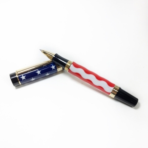 American Flag Rollerball pen