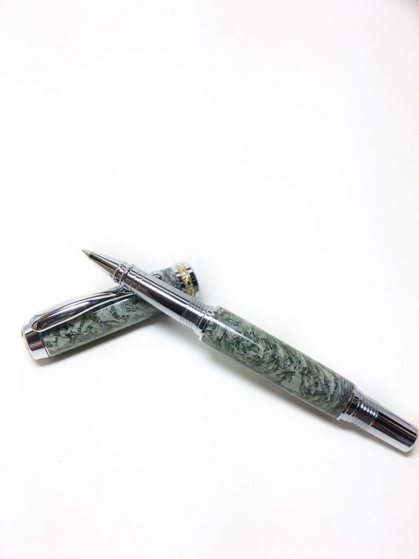 Triton Shredded Monet Rollerball Pen