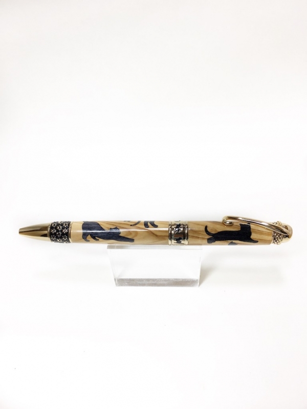 Cat inlay pen