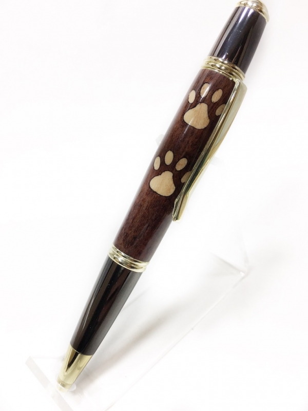 Paw Print Inlay Pen