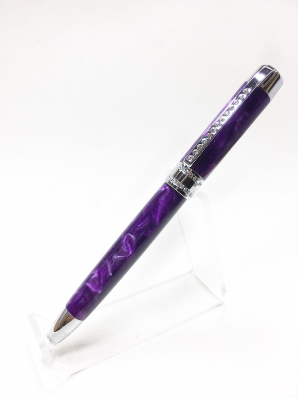 Princess Purple Pen Swarovski crystals