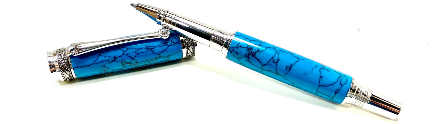 Majestic Jr Turquoise Rollerball Pen