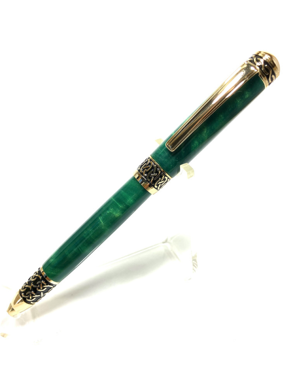 Green Celtic Pen