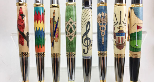 Roby Write Inlay Pens.