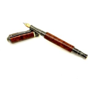 Art Nouveau Fountain Pen Red Mallee Burl