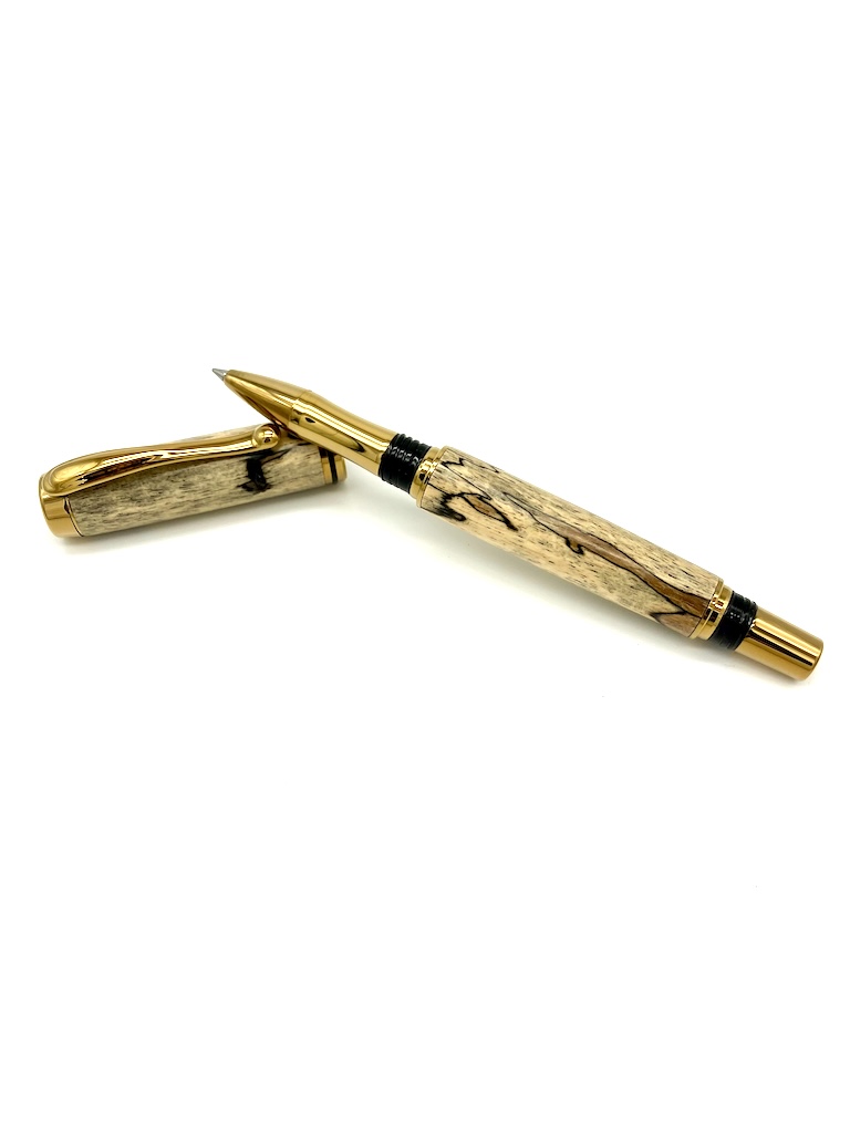 Spalted Tamarind Rollerball Pen